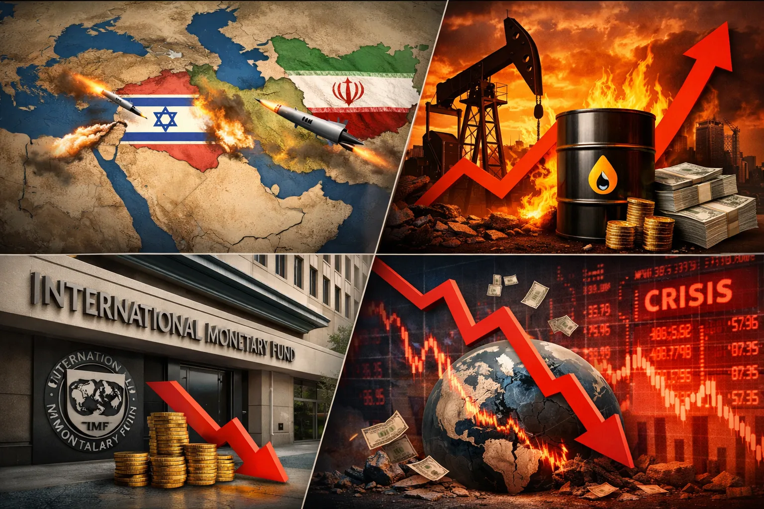 ইরান-ইসরায়েল যুদ্ধের প্রভাবে বিশ্বমন্দার আশঙ্কা