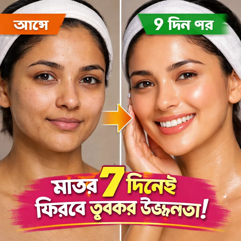মাত্র ৭ দিনেই ফিরবে ত্বকের উজ্জ্বলতা