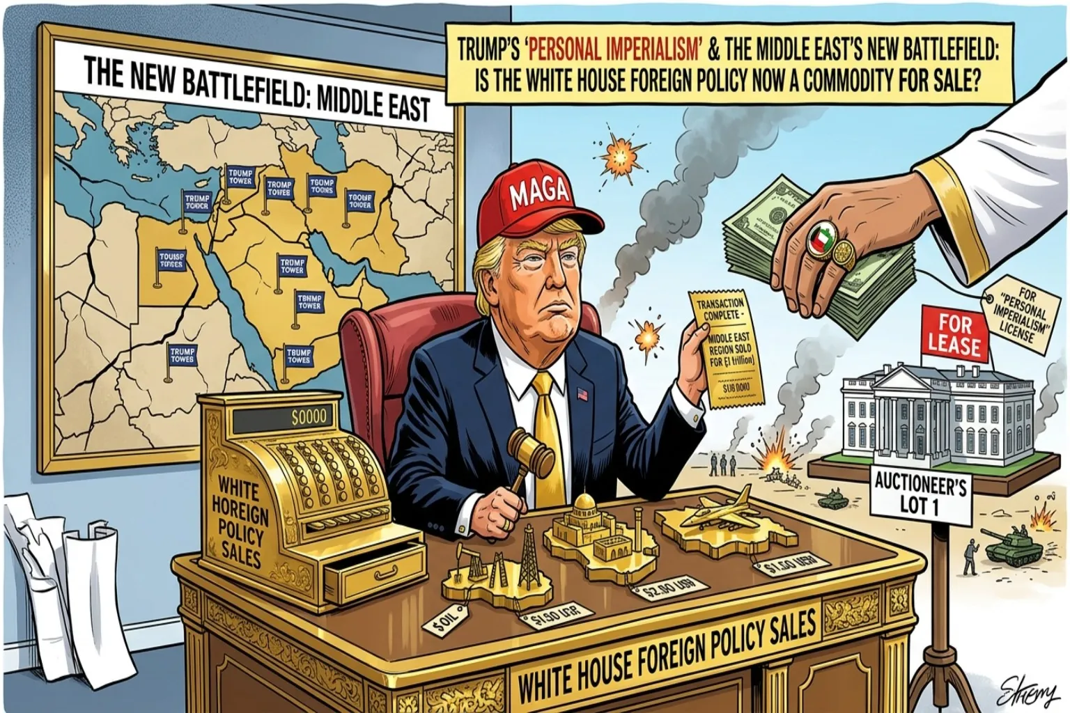 হোয়াইট হাউসের পররাষ্ট্রনীতি কি এখন বিক্রয়যোগ্য পণ্য